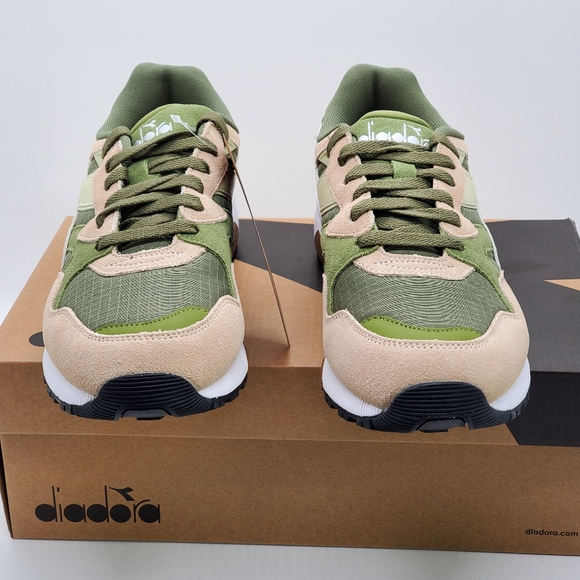 Diadora Calliste Green Olive Sneaker Shoes Sz 9 Mens New - Picture 2 of 10